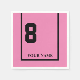 Derby Race Pink 8 Personalisiert Serviette