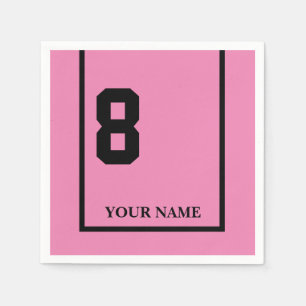 Derby Race Pink 8 Personalisiert Serviette