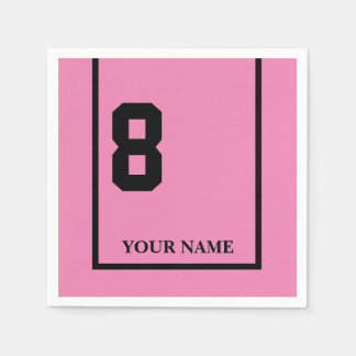 Derby Race Pink 8 Personalisiert Serviette