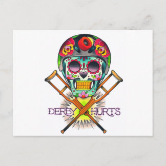 Derby-Schmerzen Postkarte