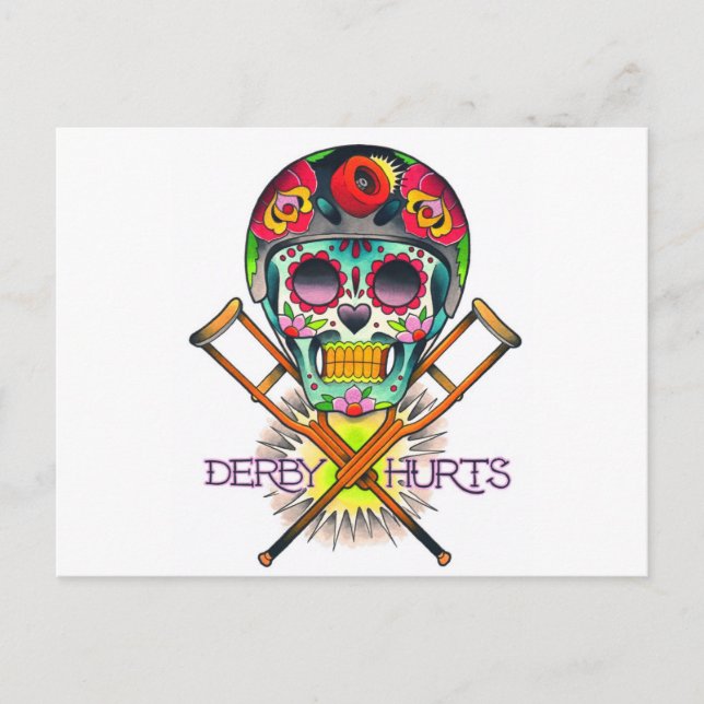 Derby-Schmerzen Postkarte (Vorderseite)