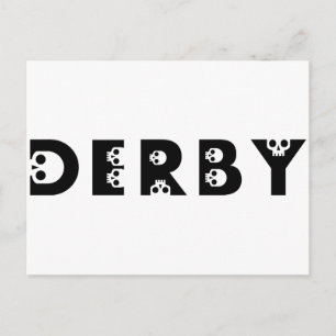 Derby : Skullphabet Postkarte