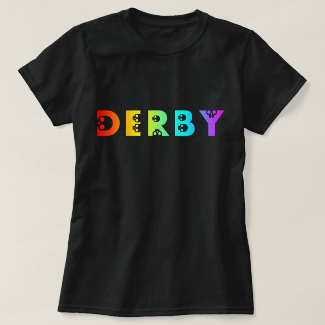 Derby skullphabet T-Shirt (Design vorne)