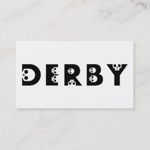 derby : skullphabet visitenkarte
