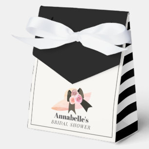 Derby Style Big Pink Hat Rose Brautjungfernparty Geschenkschachtel