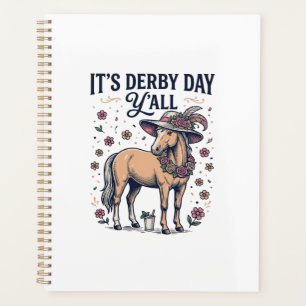Derby-Tag Y’all Pferd Blumenhut Planer