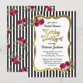 Derby Themed Bridal Dusche Einladungen