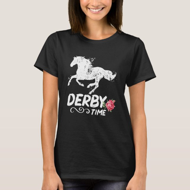 Derby Time Y all  Horses  Horse Racing Festival T-Shirt (Vorderseite)