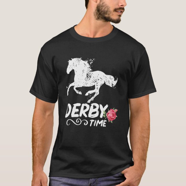 Derby Time Y all  Horses  Horse Racing Festival T-Shirt (Vorderseite)