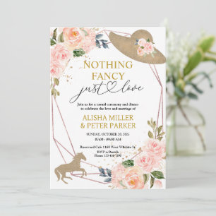 Derby Wedding Einladung - Nichts Extravagant nur L