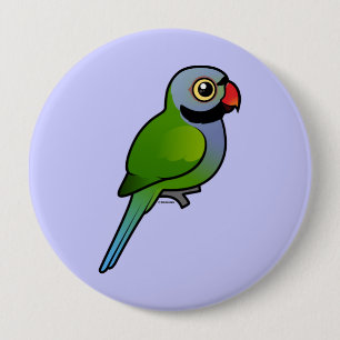 Derbyan Parakeet Button