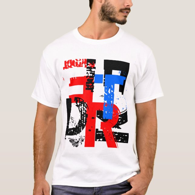 Derekts Würfel-Shirt T-Shirt (Vorderseite)