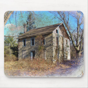 Derelict Farmhouse auf der Upper Ridge Road Mousepad