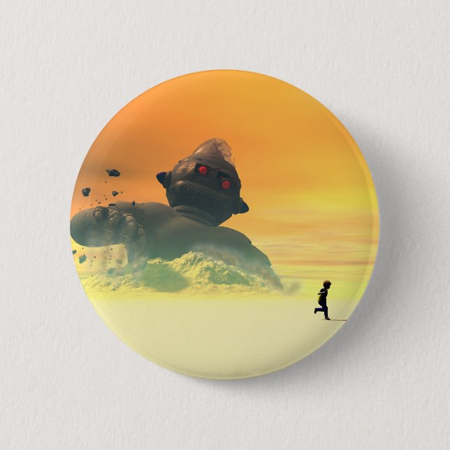 Derelict Robot Revival Button (Vorderseite)