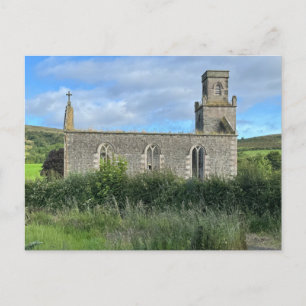 Derelict St Colmac Church Isle of Bute Scotland Feiertagspostkarte