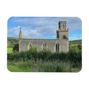Derelict St Colmac Church Isle of Bute Scotland Magnet