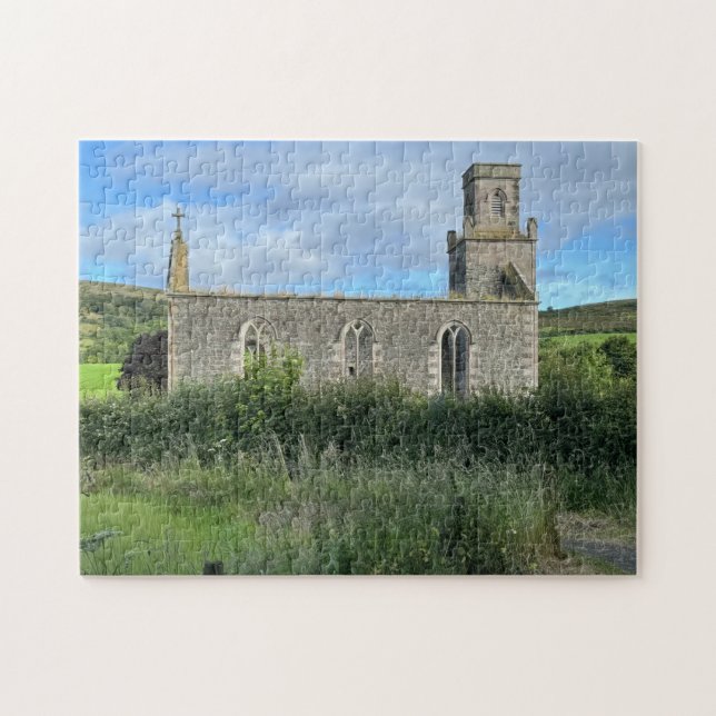 Derelict St Colmac Church Isle of Bute Scotland Puzzle (Horizontal)