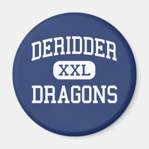 DeRidder - Drachen - hoch - DeRidder Louisiana Magnet