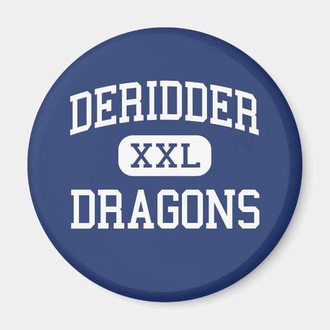 DeRidder - Drachen - hoch - DeRidder Louisiana Magnet (Vorne)
