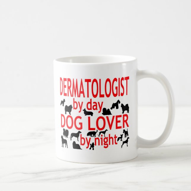 Dermatologe Dog Lover Tasse (Rechts)