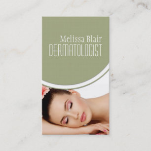 Dermatologe für klare Haut Gesichts-Massage-Spa Visitenkarte