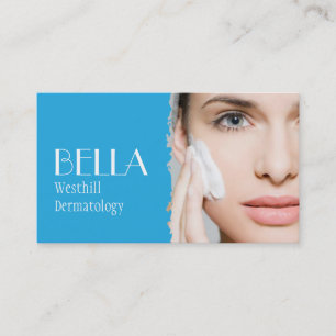 Dermatologe für klare Haut Gesichts-Massage-Spa Visitenkarte
