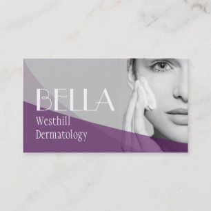 Dermatologe für klare Haut Gesichtsmassage Spa Visitenkarte