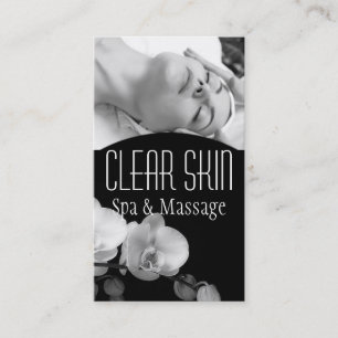 Dermatologe für klare Haut Gesichtsmassage Spa Visitenkarte