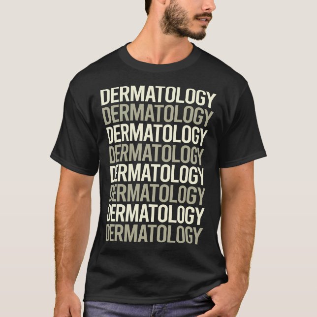 Dermatologe für White Text T-Shirt (Vorderseite)