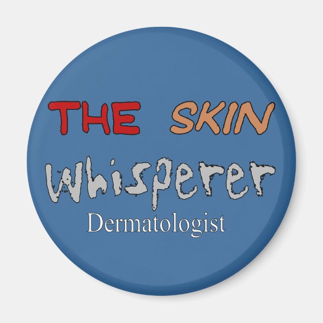 Dermatologe gibt den Hautflüster Magnet (Vorne)