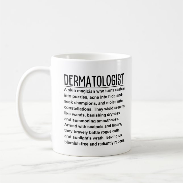 Dermatologe Kaffeetasse (Links)