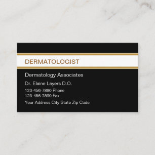 Dermatologe Visitenkarten Terminkarte