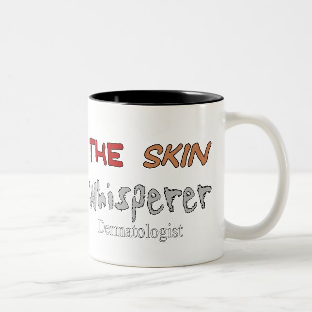 Dermatologen-Geschenke der HautWhisperer Zweifarbige Tasse (Rechts)