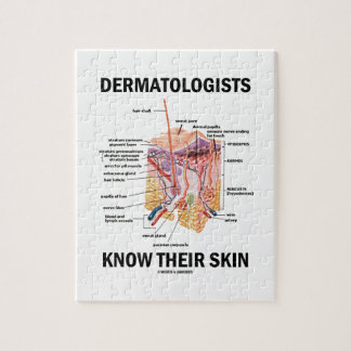 Dermatologen kennen ihre Haut (Anatomie) Puzzle