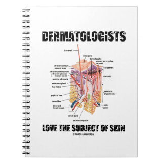Dermatologen Love The Subjeject of Skin Notizblock
