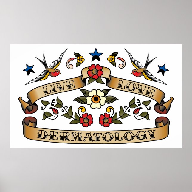 Dermatologie der Live-Liebe Poster (Vorne)