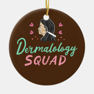 Dermatologie Dermatologe Hautärztin Keramik Ornament