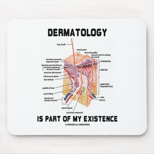Dermatologie ist ein Teil meines Bestehens Mousepad (Vorne)