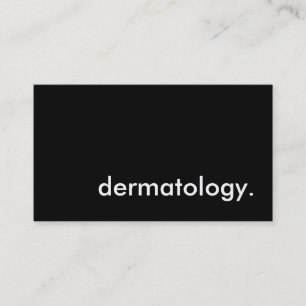Dermatologie. Visitenkarte
