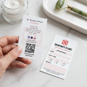 Dermatologische Klinik Unternehmen   Saubere Termi Visitenkarte