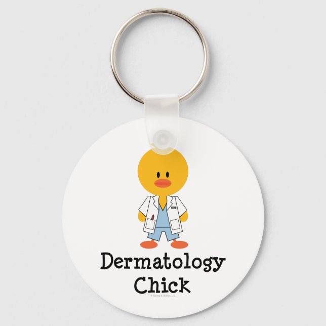 Dermatology Chick Schlüsselanhänger (Vorderseite)