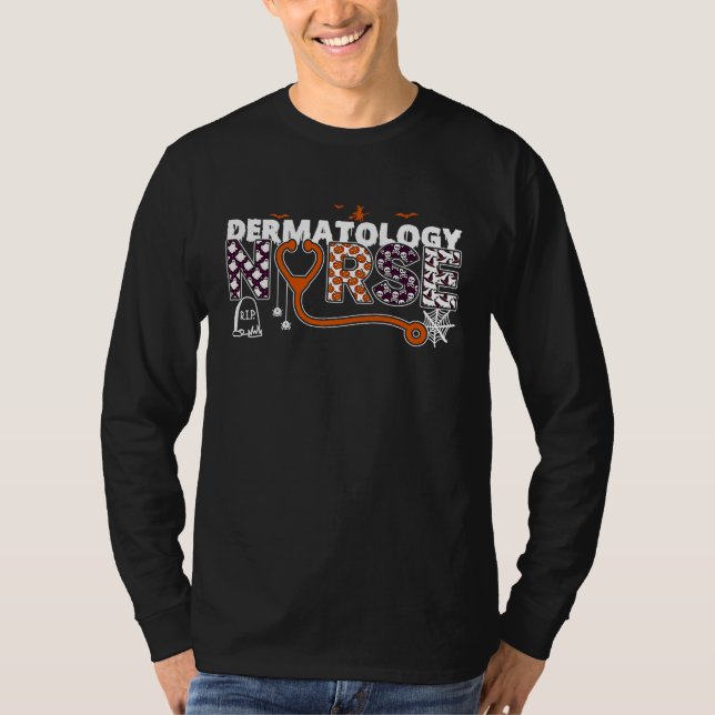 Dermatology Nurse And Dermatologists For A Hallowe T-Shirt (Vorderseite)