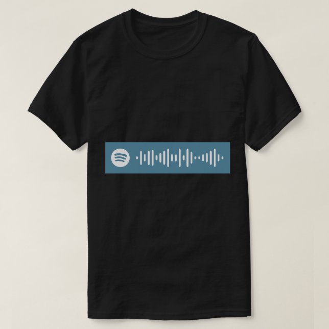 Dermot Kennedy ohne Angst Spotify Code T-Shirt (Design vorne)