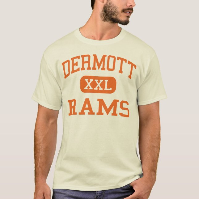 Dermott - RAMs - Highschool - Dermott Arkansas T-Shirt (Vorderseite)
