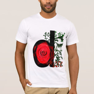 DeRose angepasstes T-Shirt - Schwarzes/Rot/Grün