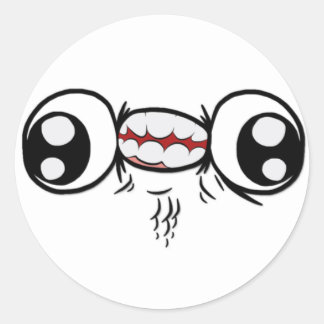 Derp-Aufkleber Runder Aufkleber