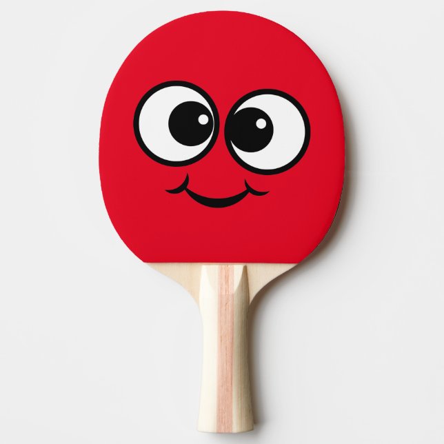 Derp Face Red Tischtennis Schläger (Vorderseite)