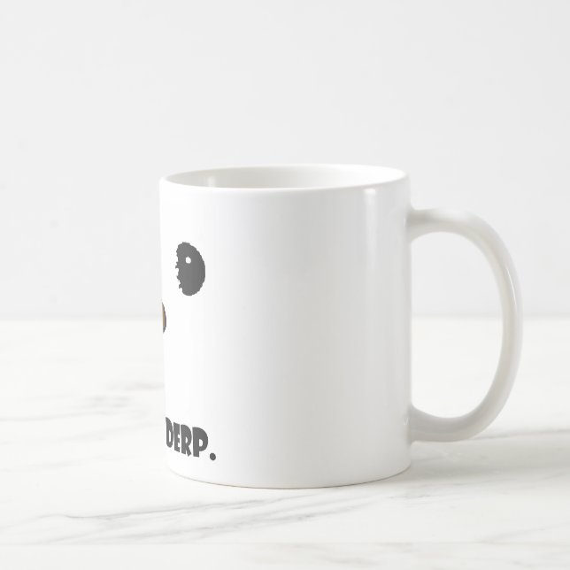 Derp Hund Kaffeetasse (Rechts)