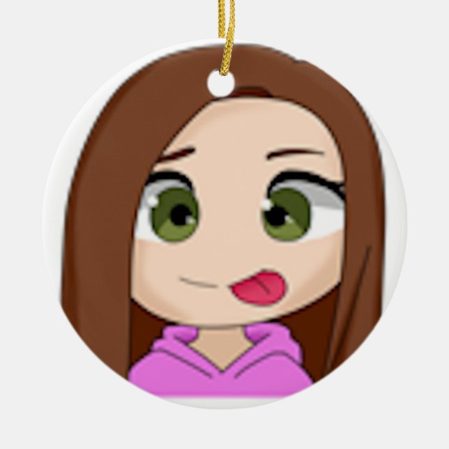 derp Verzierung Keramik Ornament (Vorne)