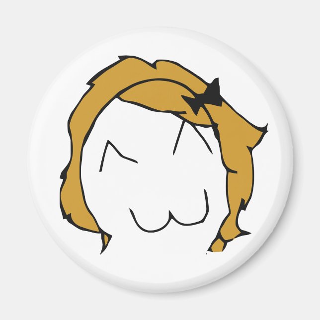 Derpina (Kitteh Smile) - Magnet (Vorne)